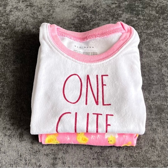 NWT Rae Dunn ‘One Cute Chick’ Pajama Set - Picture 11 of 12